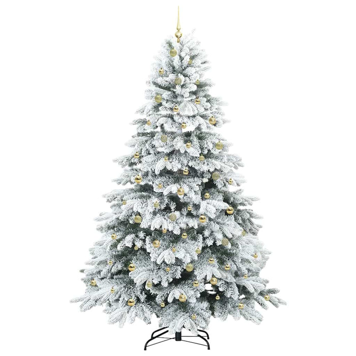 Brad de Crăciun artificial cu 300 LED Alb 240 cm PE și PVC WALTI