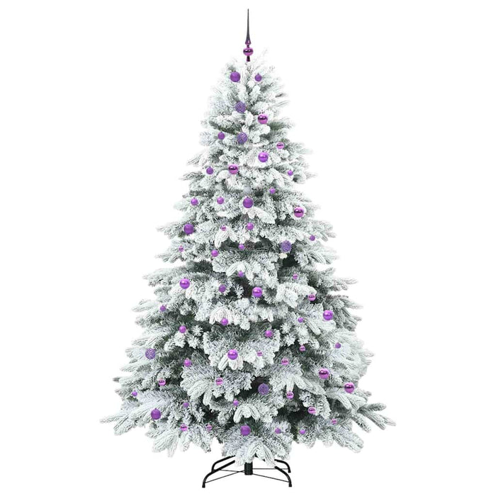 Brad de Crăciun artificial cu 300 LED Alb 240 cm PE și PVC WALTI