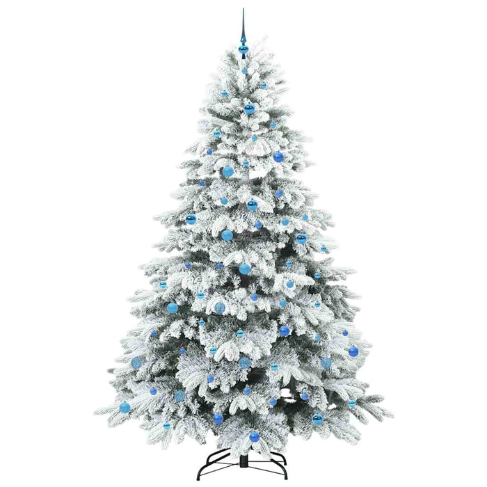 Brad de Crăciun artificial cu 300 LED Alb 240 cm PE și PVC WALTI
