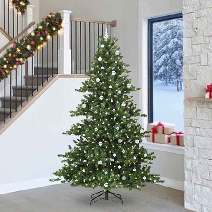 Brad de Crăciun artificial cu ramuri articulare Verde 240 cm WALTI