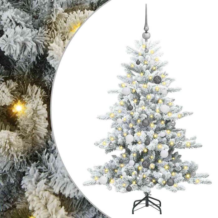 Brad de Crăciun artificial cu ramuri articulare Alb 150 cm - WALTI WALTI