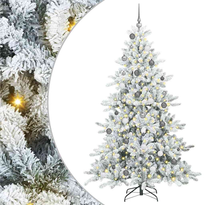 Brad de Crăciun artificial cu ramuri articulare Alb 210 cm - WALTI WALTI
