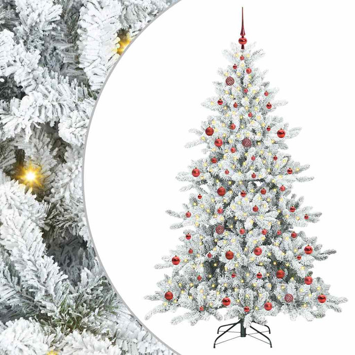 Brad de Crăciun artificial cu ramuri articulare Alb 210 cm WALTI