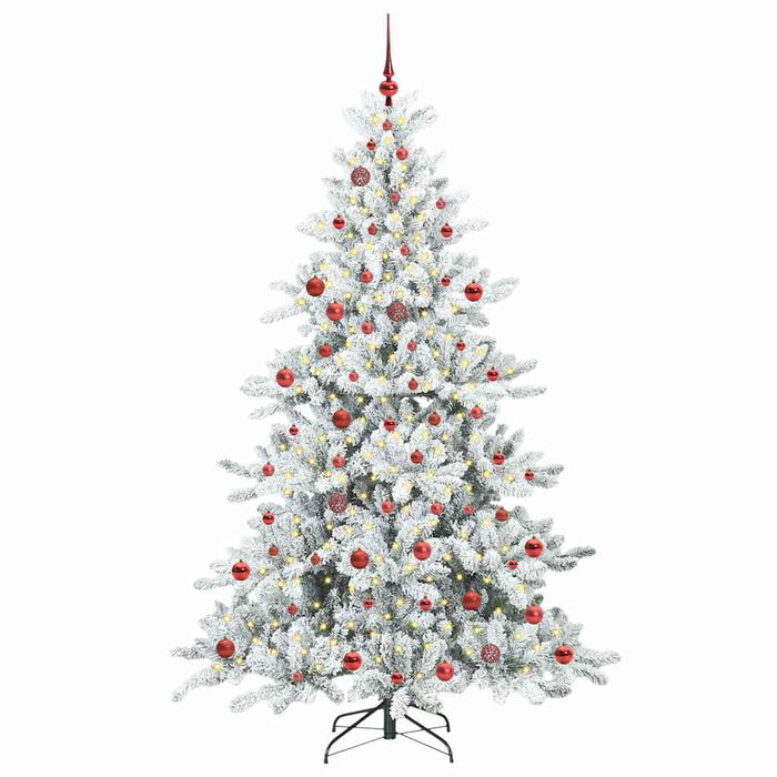 Brad de Crăciun artificial cu ramuri articulare Alb 210 cm WALTI