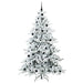 Brad de Crăciun artificial cu ramuri articulare Alb 210 cm PVC - WALTI WALTI