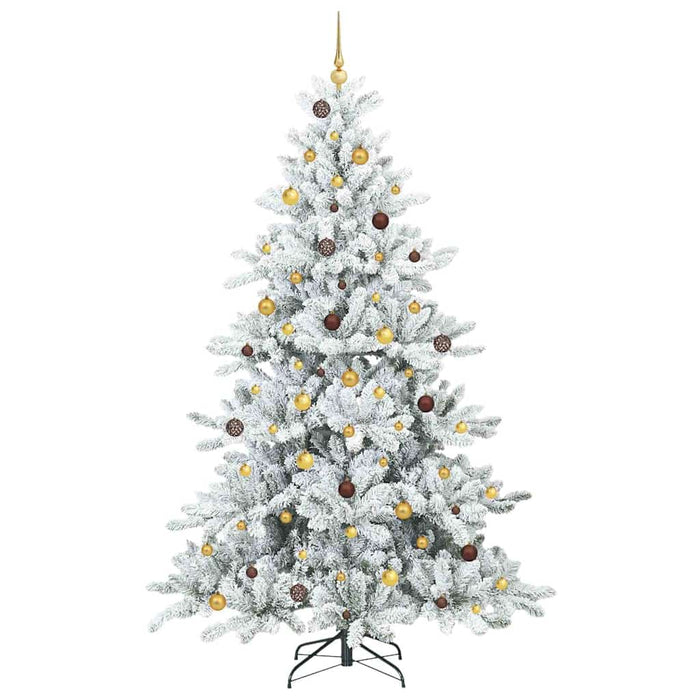 Brad de Crăciun artificial cu ramuri articulare Alb 240 cm WALTI