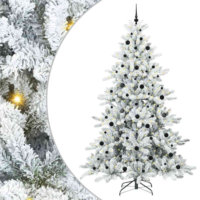 Brad de Crăciun artificial cu ramuri articulare Alb 240 cm WALTI