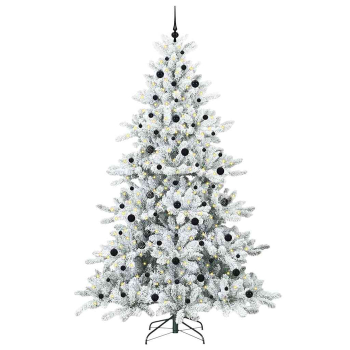Brad de Crăciun artificial cu ramuri articulare Alb 240 cm WALTI