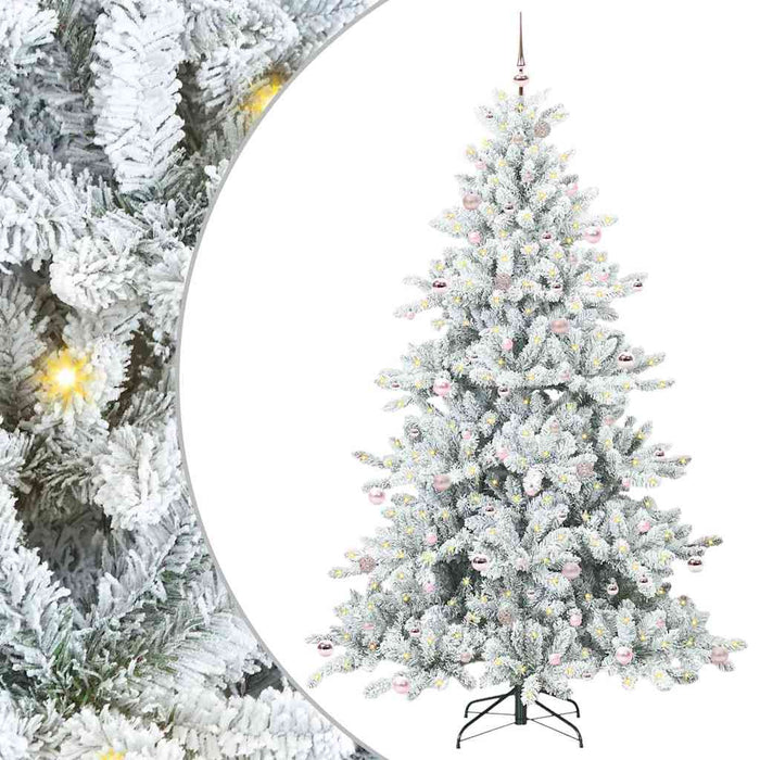 Brad de Crăciun artificial cu ramuri articulare Alb 240 cm WALTI