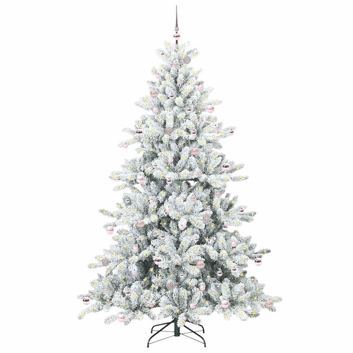 Brad de Crăciun artificial cu ramuri articulare Alb 240 cm WALTI
