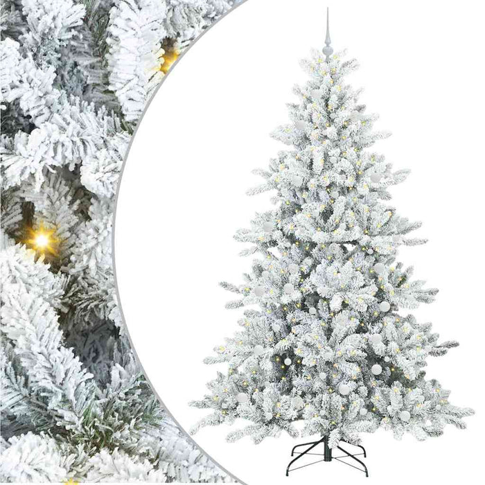 Brad de Crăciun artificial cu ramuri articulare Alb 240 cm WALTI