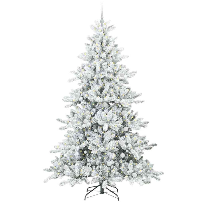 Brad de Crăciun artificial cu ramuri articulare Alb 240 cm WALTI