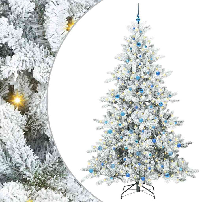 Brad de Crăciun artificial cu ramuri articulare Alb 240 cm WALTI