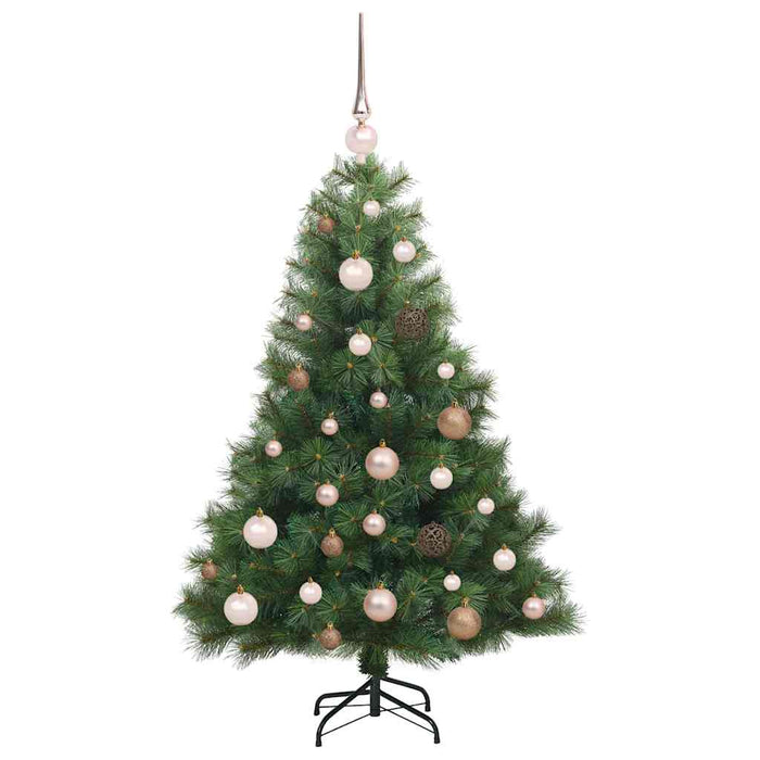 Brad de Crăciun artificial cu 150 LED Verde 120 cm PE și PVC - WALTI WALTI