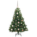 Brad de Crăciun artificial cu 150 LED Verde 120 cm PE și PVC - WALTI WALTI