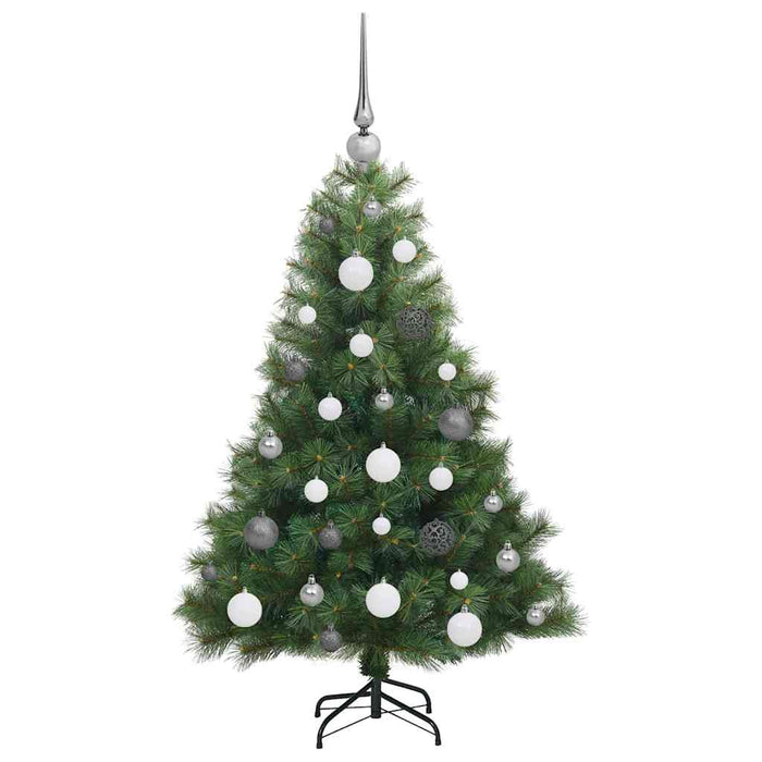 Brad de Crăciun artificial cu 150 LED Verde 120 cm PE și PVC - WALTI WALTI