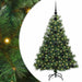 Brad de Crăciun artificial cu 150 LED Verde 120 cm PE și PVC - WALTI WALTI
