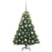 Brad de Crăciun artificial cu 150 LED Verde 120 cm PE și PVC - WALTI WALTI