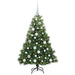 Brad de Crăciun artificial cu 150 LED Verde 120 cm PE și PVC - WALTI WALTI
