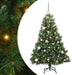 Brad de Crăciun artificial cu 150 LED Verde 150 cm PE și PVC - WALTI WALTI