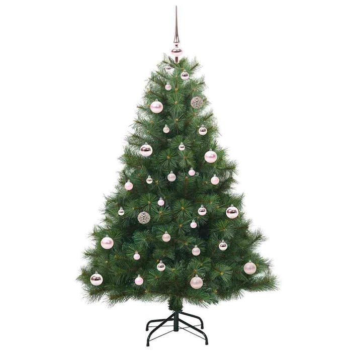 Brad de Crăciun artificial cu 150 LED Verde 150 cm PE și PVC - WALTI WALTI