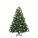 Brad de Crăciun artificial cu 150 LED Verde 150 cm PE și PVC - WALTI WALTI