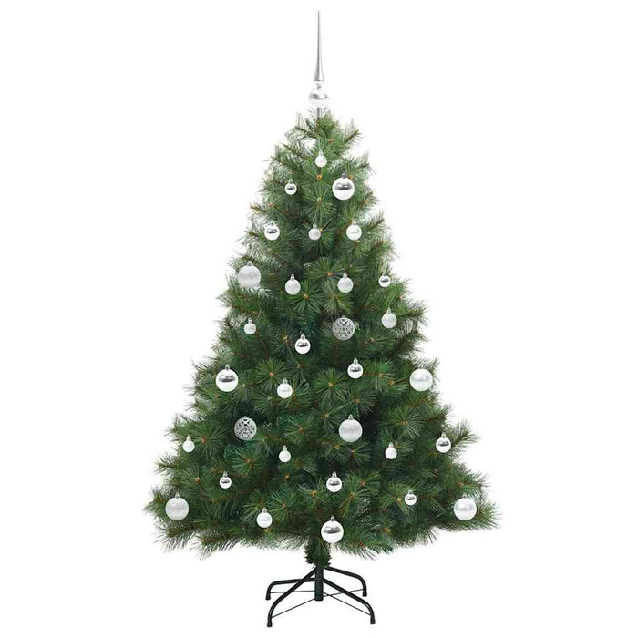 Brad de Crăciun artificial cu 150 LED Verde 150 cm PE și PVC - WALTI WALTI