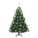 Brad de Crăciun artificial cu 150 LED Verde 150 cm PE și PVC - WALTI WALTI