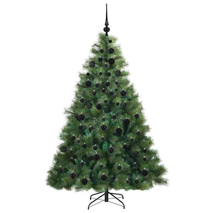 Brad de Crăciun artificial cu 300 LED Verde 180 cm PE și PVC - WALTI WALTI