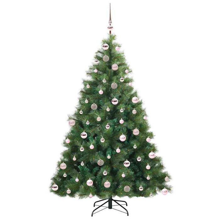 Brad de Crăciun artificial cu 300 LED Verde 180 cm PE și PVC - WALTI WALTI