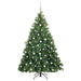 Brad de Crăciun artificial cu 300 LED Verde 180 cm PE și PVC - WALTI WALTI