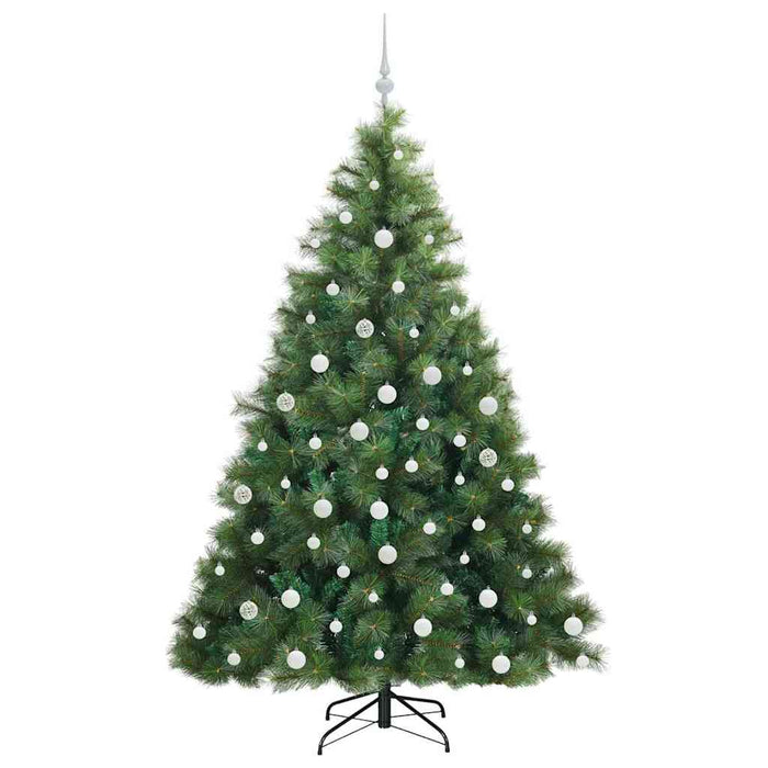 Brad de Crăciun artificial cu 300 LED Verde 180 cm PE și PVC - WALTI WALTI