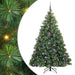 Brad de Crăciun artificial cu 300 LED Verde 180 cm PE și PVC - WALTI WALTI
