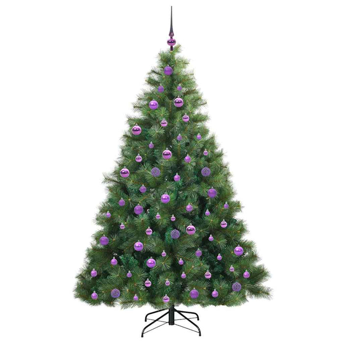 Brad de Crăciun artificial cu 300 LED Verde 180 cm PE și PVC - WALTI WALTI