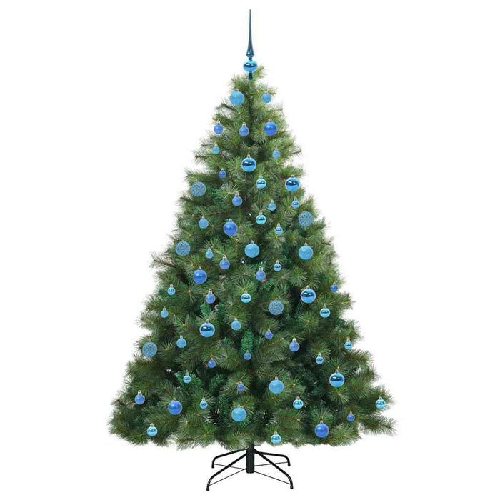 Brad de Crăciun artificial cu 300 LED Verde 180 cm PE și PVC - WALTI WALTI