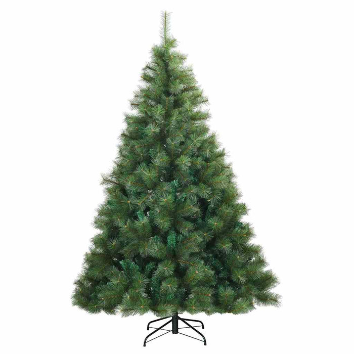 Brad de Crăciun artificial cu 300 LED Verde 210 cm PE și PVC - WALTI WALTI