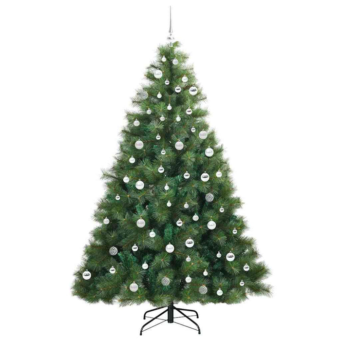 Brad de Crăciun artificial cu 300 LED Verde 210 cm PE și PVC - WALTI WALTI