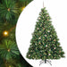Brad de Crăciun artificial cu 300 LED Verde 240 cm PE și PVC - WALTI WALTI