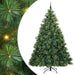 Brad de Crăciun artificial cu 300 LED Verde 240 cm PE și PVC - WALTI WALTI