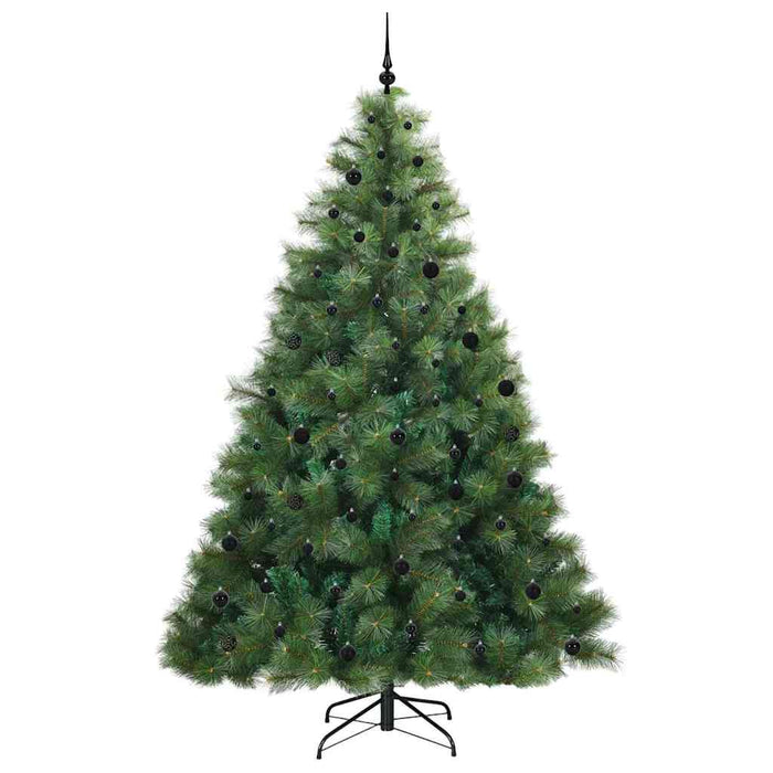 Brad de Crăciun artificial cu 300 LED Verde 240 cm PE și PVC - WALTI WALTI