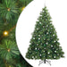 Brad de Crăciun artificial cu 300 LED Verde 240 cm PE și PVC - WALTI WALTI