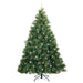 Brad de Crăciun artificial cu 300 LED Verde 240 cm PE și PVC - WALTI WALTI