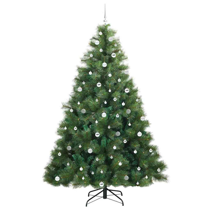 Brad de Crăciun artificial cu 300 LED Verde 240 cm PE și PVC WALTI