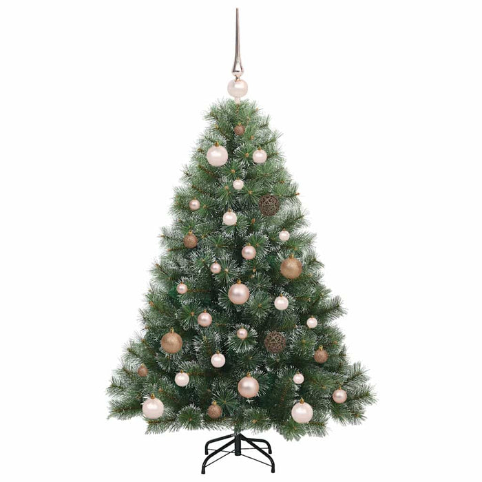 Brad de Crăciun artificial cu 150 LED Verde 120 cm PE și PVC WALTI