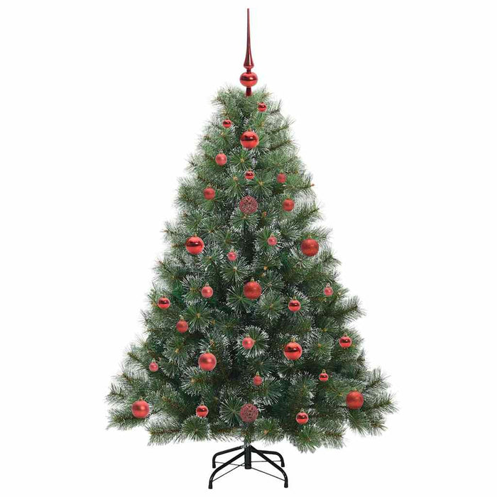 Brad de Crăciun artificial cu 150 LED Verde 120 cm PE și PVC WALTI