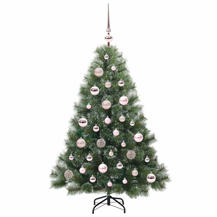 Brad de Crăciun artificial cu 150 LED Verde 120 cm PE și PVC WALTI