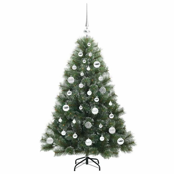 Brad de Crăciun artificial cu 150 LED Verde 120 cm PE și PVC WALTI