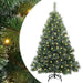 Brad de Crăciun artificial cu 150 LED Verde 150 cm PE și PVC - WALTI WALTI