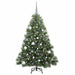 Brad de Crăciun artificial cu 150 LED Verde 150 cm PE și PVC - WALTI WALTI