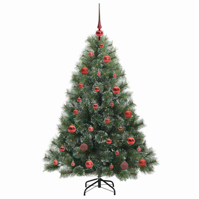 Brad de Crăciun artificial cu 150 LED Verde 150 cm PE și PVC - WALTI WALTI